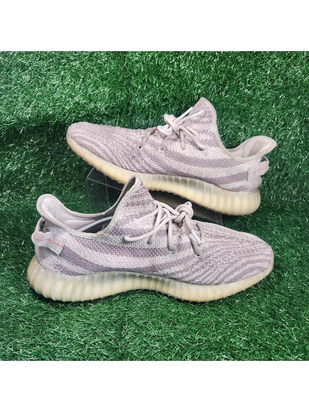 Adidas Yeezy Boost 350 V2 Blue Tint Size 14 Grey Red B37571 Sneaker shoes - Picture 6 of 7